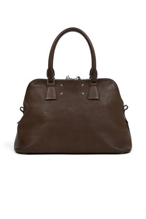 Borsa a spalla 5AC Loved to Death media in pelle marrone MAISON MARGIELA | SB1WG0074P8565T2180